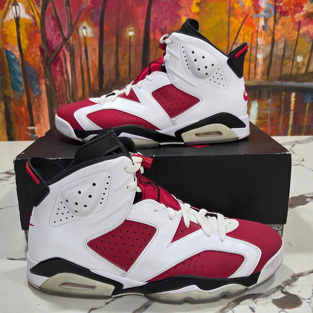 Nike Air Jordan Retro 6 VI Carmine Size 11.5 Men's CT8529-106